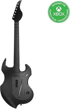 PDP Gaming RIFFMASTER Wireless Guitar Controller for Xbox Series X|S, Xbox One, & Windows 10/11 PC, Black