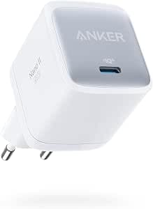 Anker Nano II Caricatore USB C GaN II 65W, PPS, Compatto per MacBook