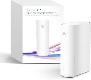5G CPE C7 Router SIM, WiFi 6 AX3000, fino a 5,8 Gbps, 2x Gigabit LAN