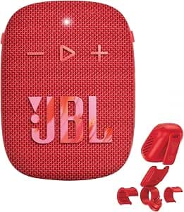 JBL Wind 3S Red Cassa Bluetooth Portatile IP67 per Bici con Supporto