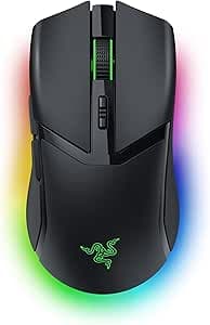 Razer Cobra Pro - Mouse da gioco wireless personalizzabile Chroma RGB (10 controlli personalizzabili, illuminazione cromatica a 11 zone, sensore ottico Focus Pro 30K, HyperSpeed Wireless) Nero