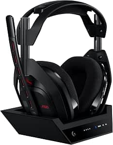 Logitech G Astro A50 cuffia e microfono gaming wireless LIGHTSPEED + base