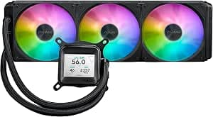 ASUS PRIME LC 360 ARGB LCD, Dissipatore AIO a Liquido, Nero, Schermo LCD