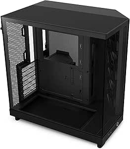 NZXT H6 Flow - Case PC ATX Compatto a Doppia Camera - Nero