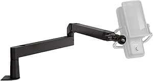 Elgato Wave Mic Arm (Low Profile) - Braccio snodabile a profilo basso, canaline per cavi a scomparsa, interamente in metallo, versatile morsetto da scrivania, studio, trasmissioni, streaming