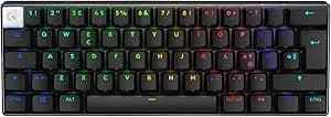 Logitech G PRO X 60 LIGHTSPEED, Tastiera Gaming Wireless, Tastiera Meccanica 60% Ultra Compatta TKL, LIGHTSYNC RGB, Copritasti in PBT Bicomponente, Tattili Optical, Windows PC, QWERTY ITA - Nero