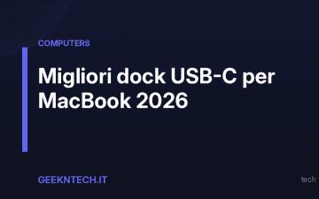 Migliori dock USB-C per MacBook 2026