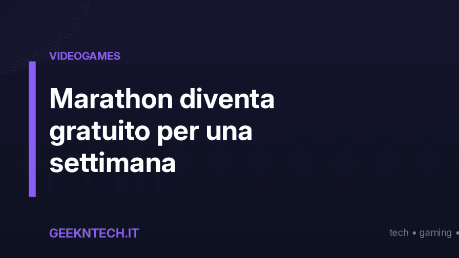 Marathon diventa gratuito per una settimana
