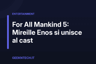 For All Mankind 5: Mireille Enos si unisce al cast