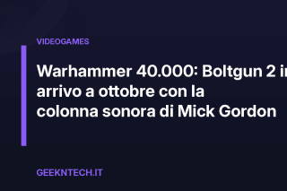 Warhammer 40.000: Boltgun 2 in arrivo a ottobre con la colonna sonora di Mick Gordon