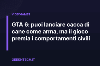 GTA 6: puoi lanciare cacca di cane come arma, ma il gioco premia i comportamenti civili